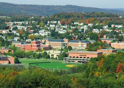 view of Frostburg and campus